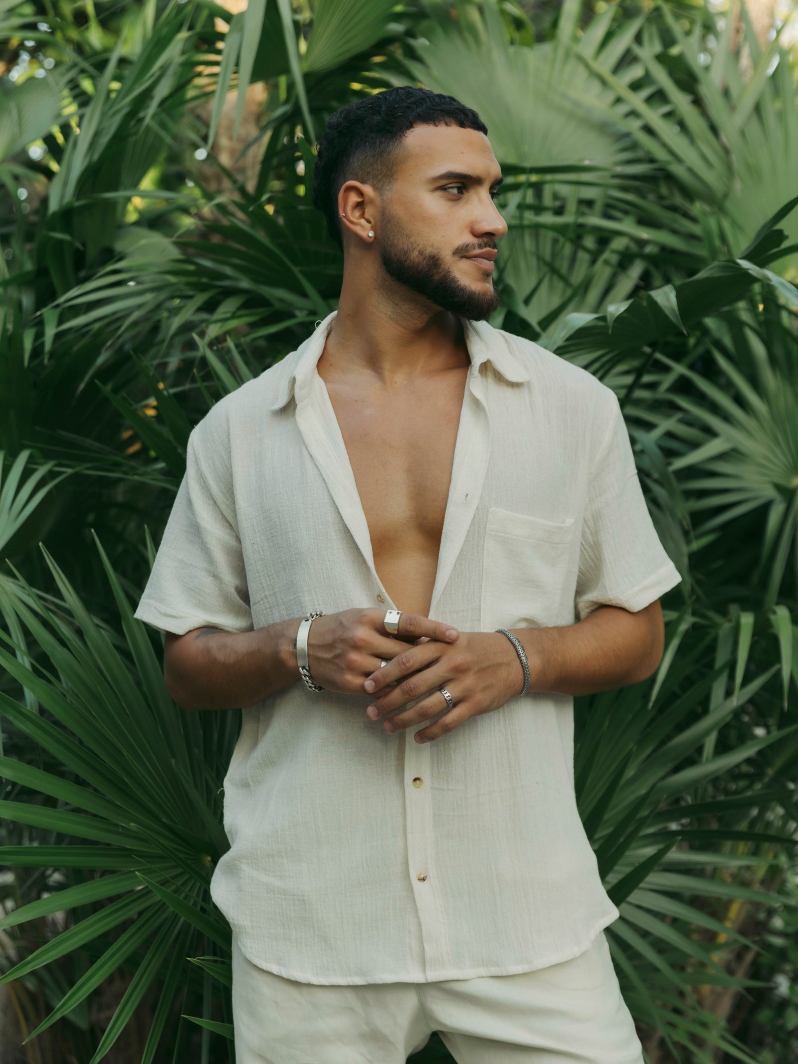 POSITANO cotton classic shirt