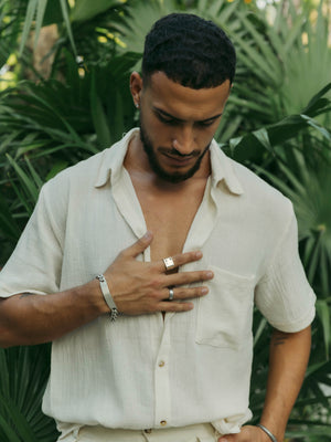 POSITANO cotton classic shirt