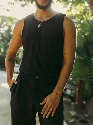 Bamboo fiber organic tank-top
