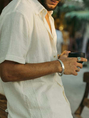 POSITANO cotton classic shirt
