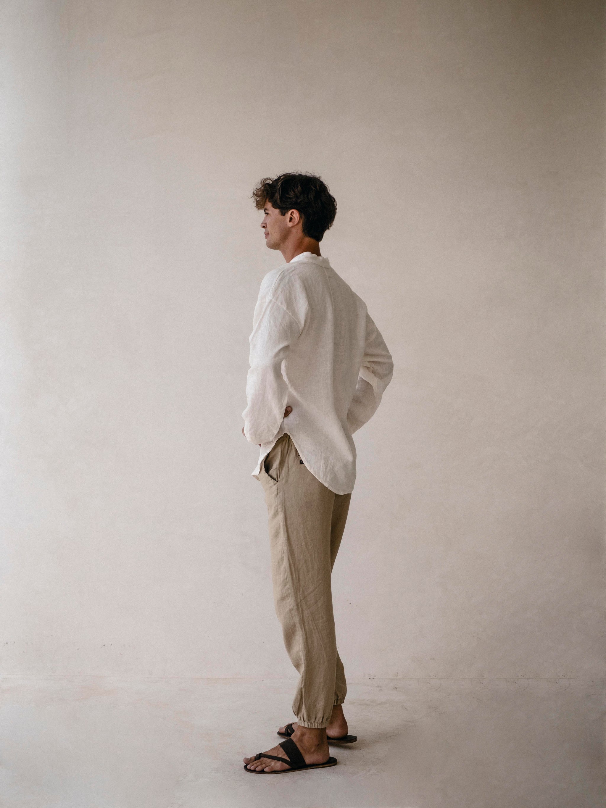 FORMENTERA Loose linen shirt
