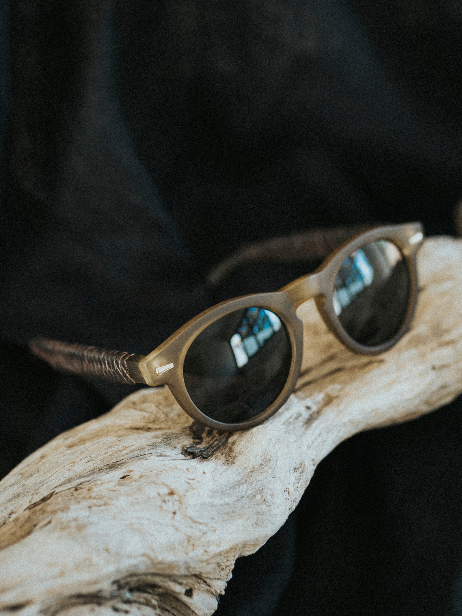 Men's Sunglasses - Brown matte