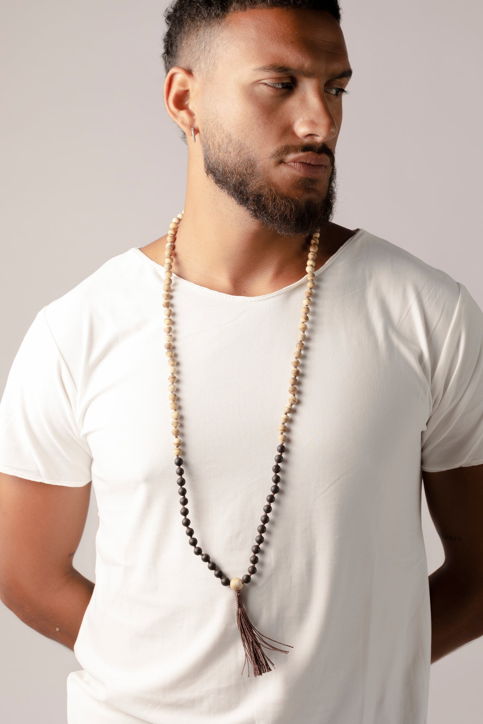 Mala Agarwood and Sandalwood beads