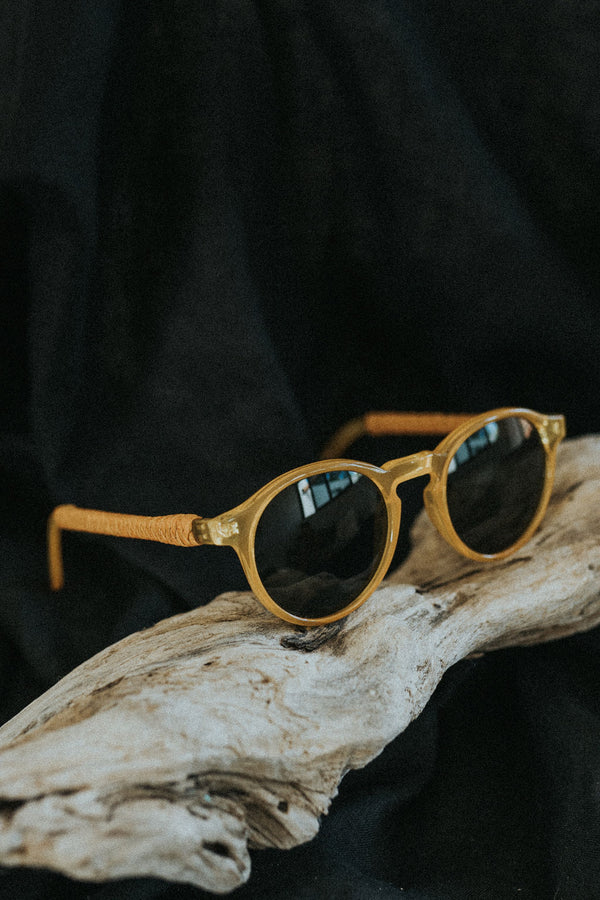 Men's sunglasses - Mustard Gold