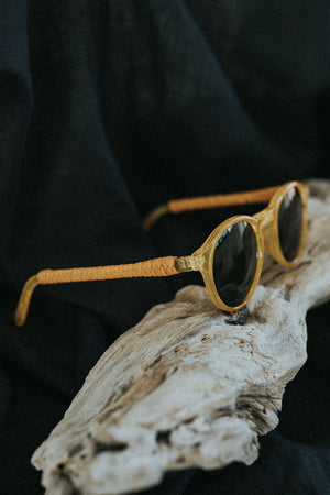 Men's sunglasses - Mustard Gold