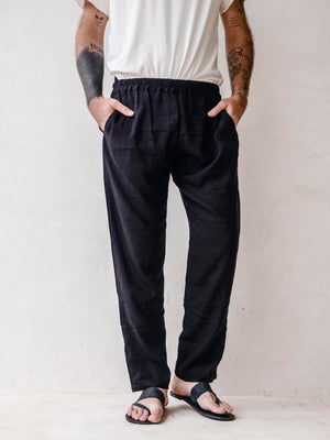 MONACO Casual Pants |  Linen and Cotton