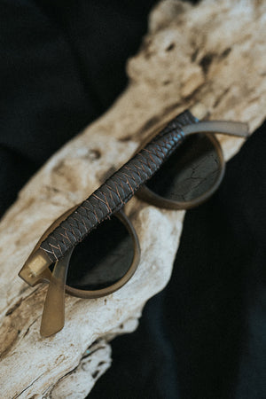 Men's Sunglasses - Brown matte
