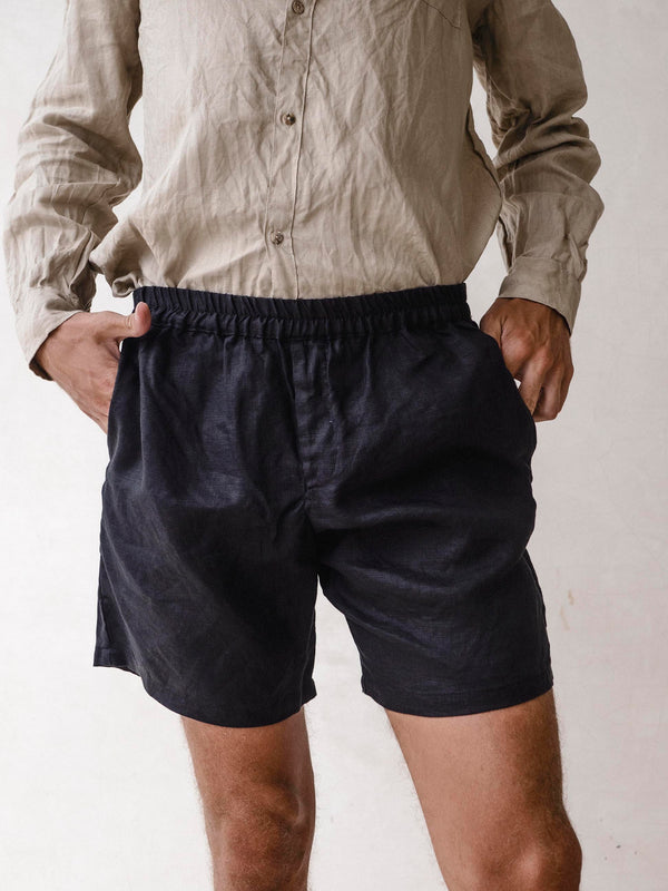 OPORTO Linen Bermuda Shorts