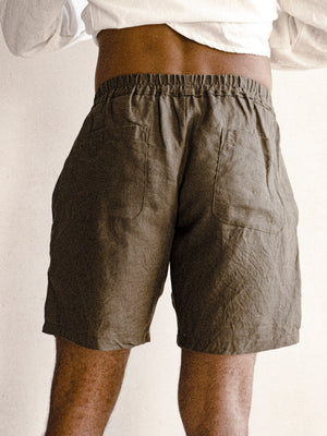 OPORTO Linen Bermuda Shorts